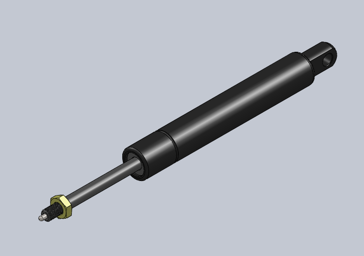 release pin on locking gas spring